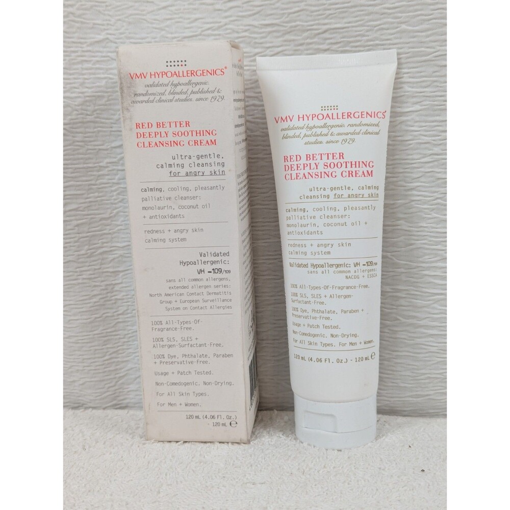 VMV - Hypoallergenics Red Better - Deeply Soothing Cleansing Cream - 4.06oz